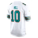 Men's Miami Dolphins Tyreek Hill White Alternate Game Jersey