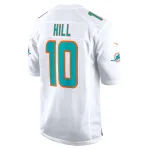 Men's Miami Dolphins Tyreek Hill White Game Jersey