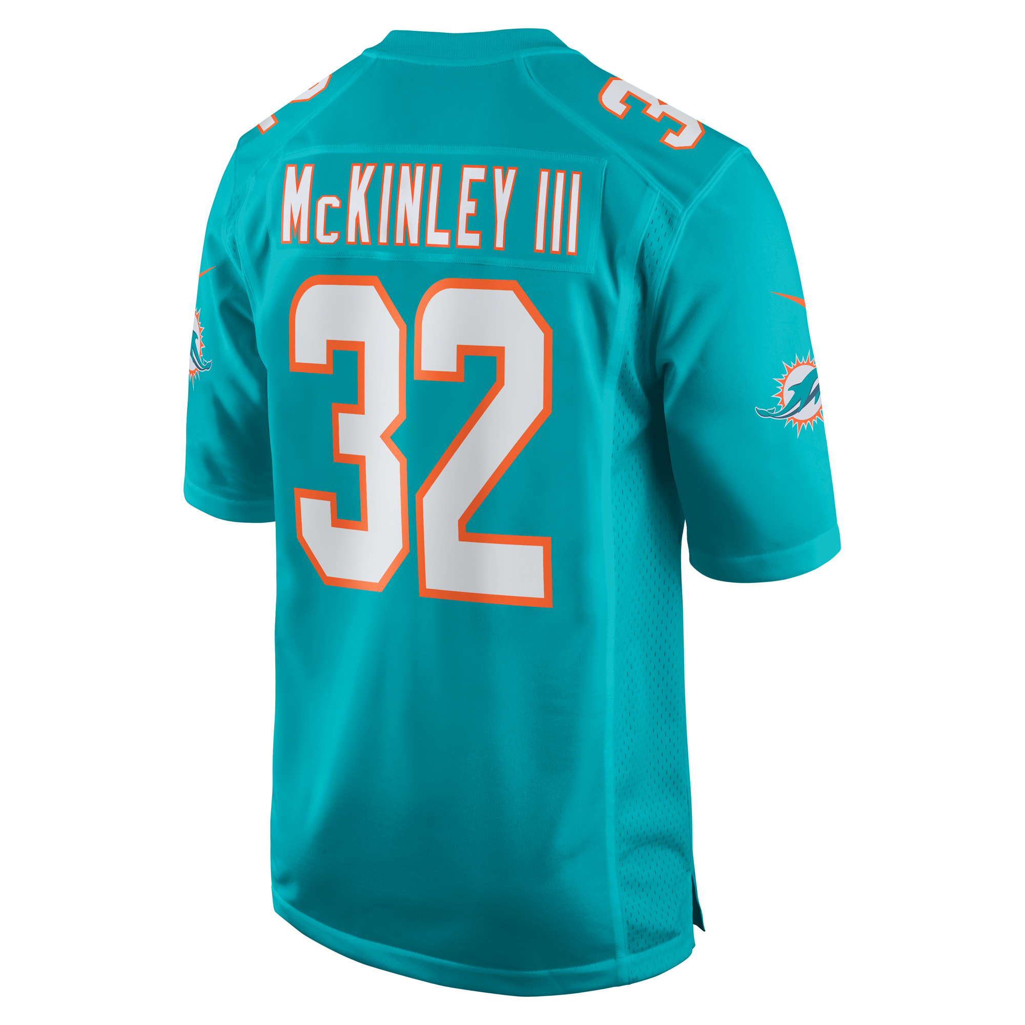 Men's Miami Dolphins Verone McKinley III Aqua Game Player Jersey