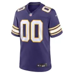 Men's Minnesota Vikings Purple Classic Custom Game Jersey