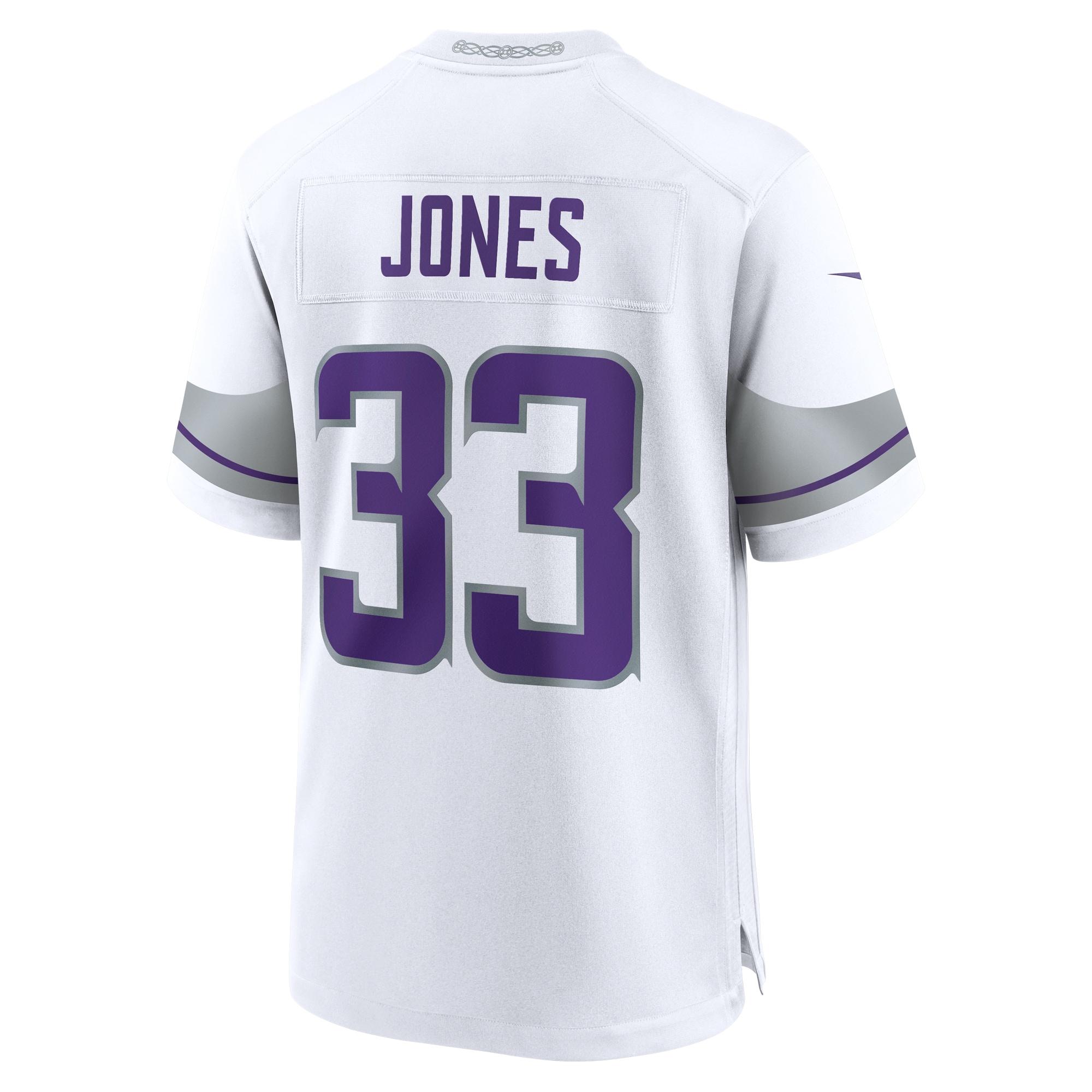 Men's Minnesota Vikings Aaron Jones White Alternate Game Player Jersey