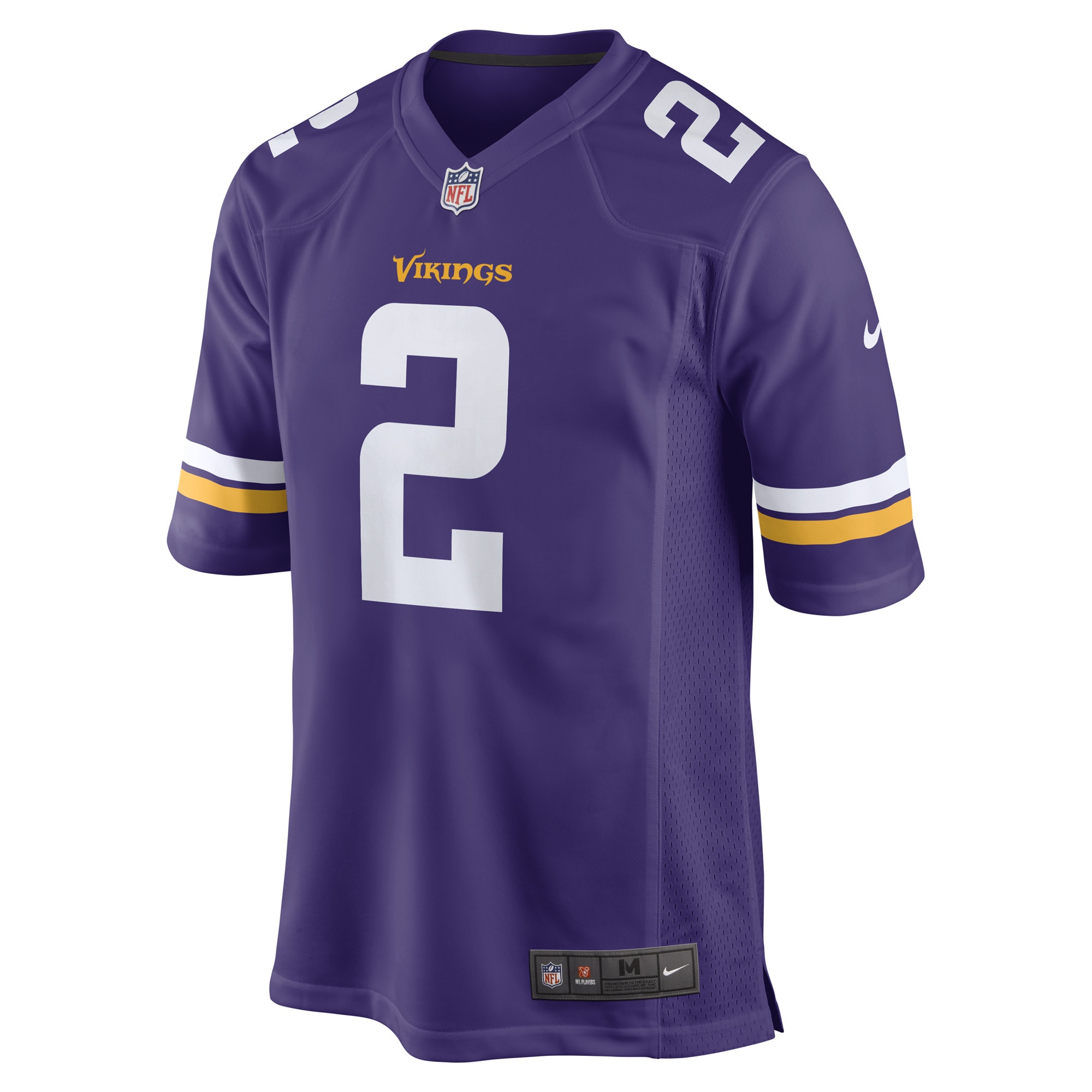 Men's Minnesota Vikings Alexander Mattison Purple Game Player Jersey
