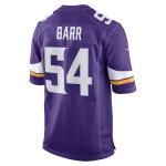 Men's Minnesota Vikings Anthony Barr  Purple Team Game Jersey