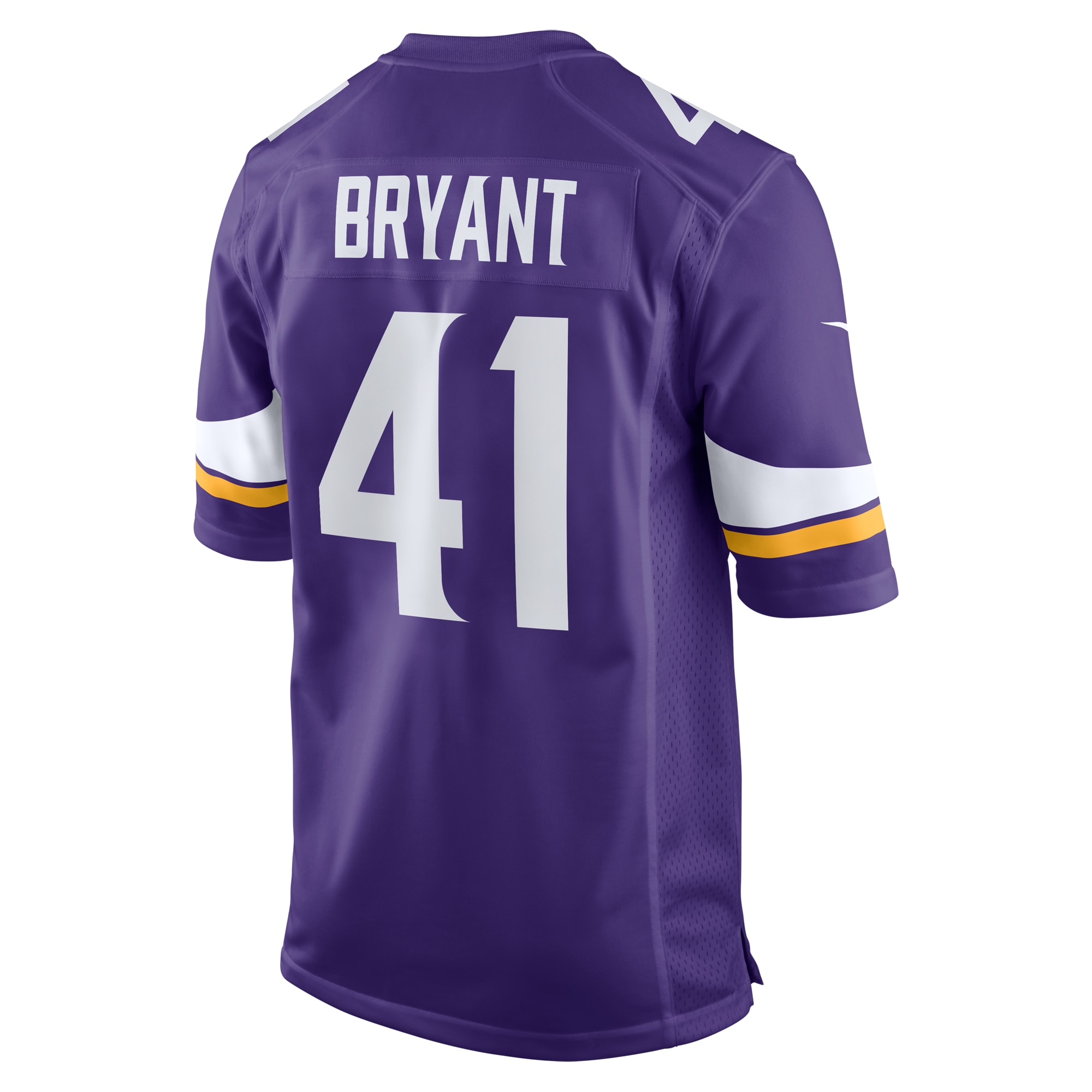 Men's Minnesota Vikings Austin Bryant  Purple Game Jersey