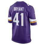 Men's Minnesota Vikings Austin Bryant  Purple Game Jersey