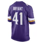 Men's Minnesota Vikings Austin Bryant  Purple Game Jersey