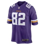 Men's Minnesota Vikings Ben Ellefson Purple Game Jersey