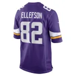 Men's Minnesota Vikings Ben Ellefson Purple Game Jersey