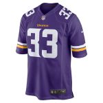 Men's Minnesota Vikings Brian Asamoah Purple Player Game Jersey