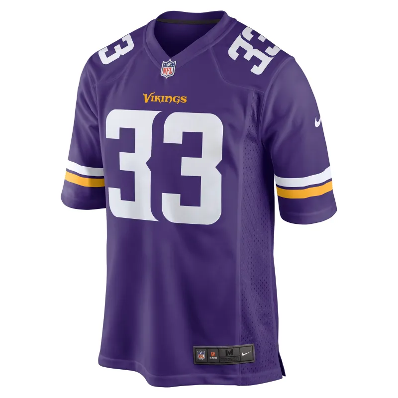 Men's Minnesota Vikings Brian Asamoah Purple Player Game Jersey