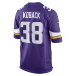 Men's Minnesota Vikings Bryant Koback Purple Home Game Player Jersey