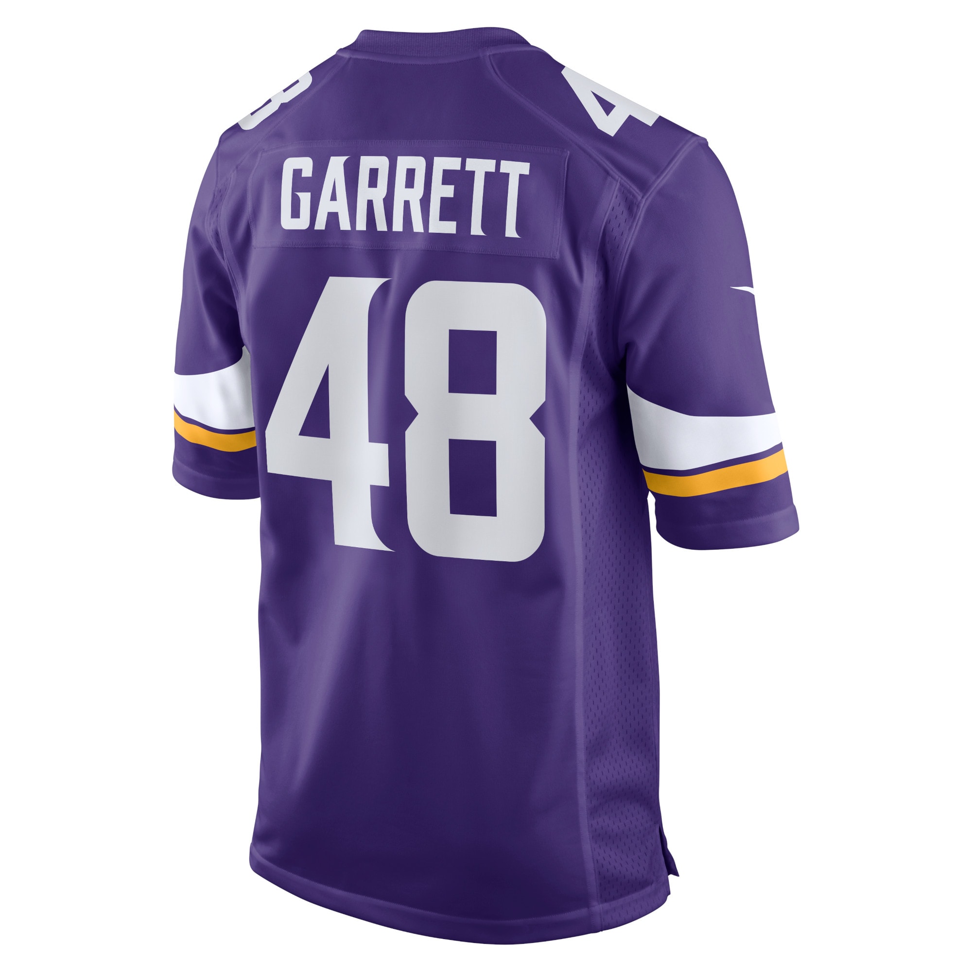 Men's Minnesota Vikings Chris Garrett Purple Home Game Player Jersey