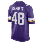 Men's Minnesota Vikings Chris Garrett Purple Home Game Player Jersey