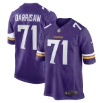 Men's Minnesota Vikings Christian Darrisaw Purple Game Jersey