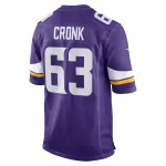 Men's Minnesota Vikings Coy Cronk  Purple Team Game Jersey