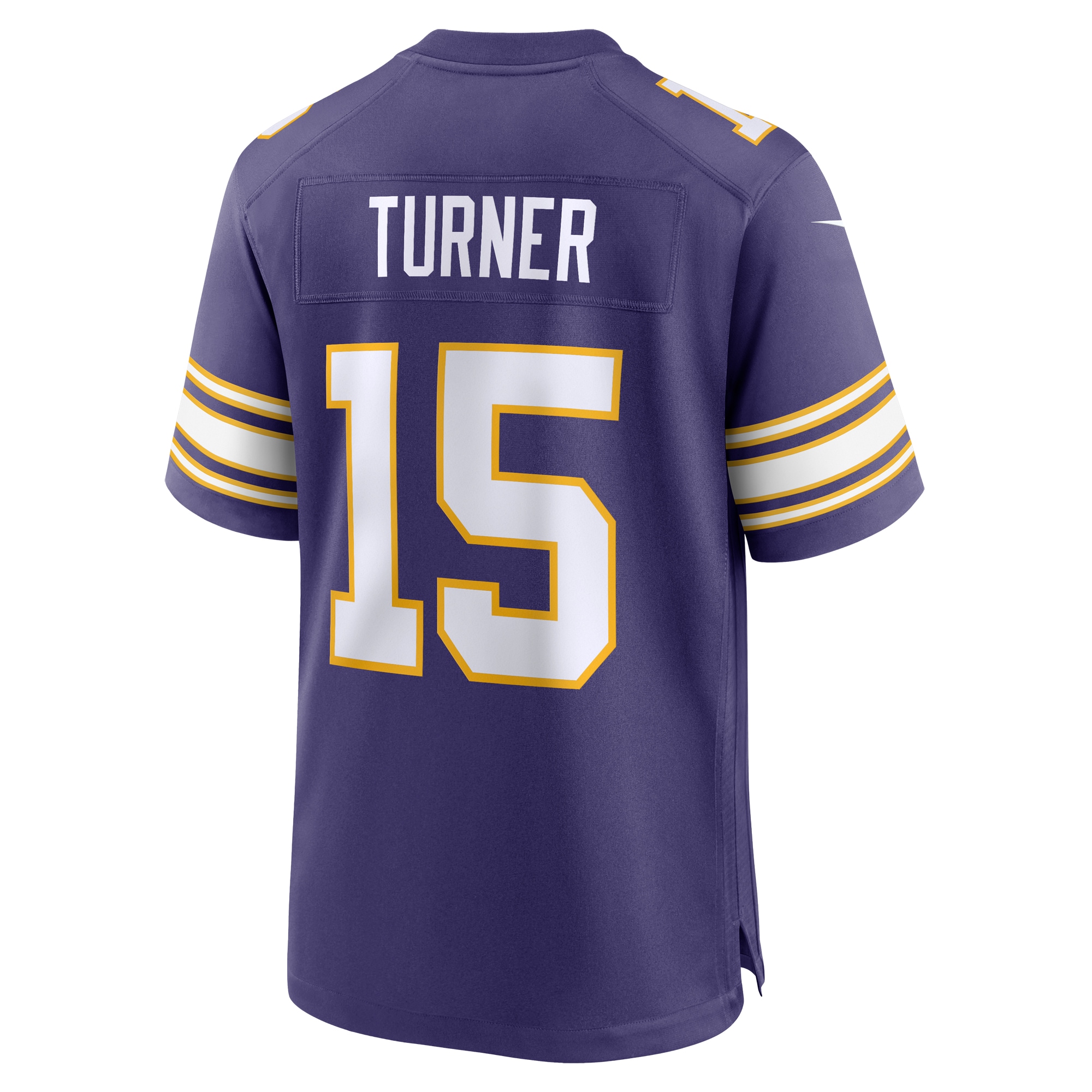 Men's Minnesota Vikings Dallas Turner  Purple Alternate Game Jersey