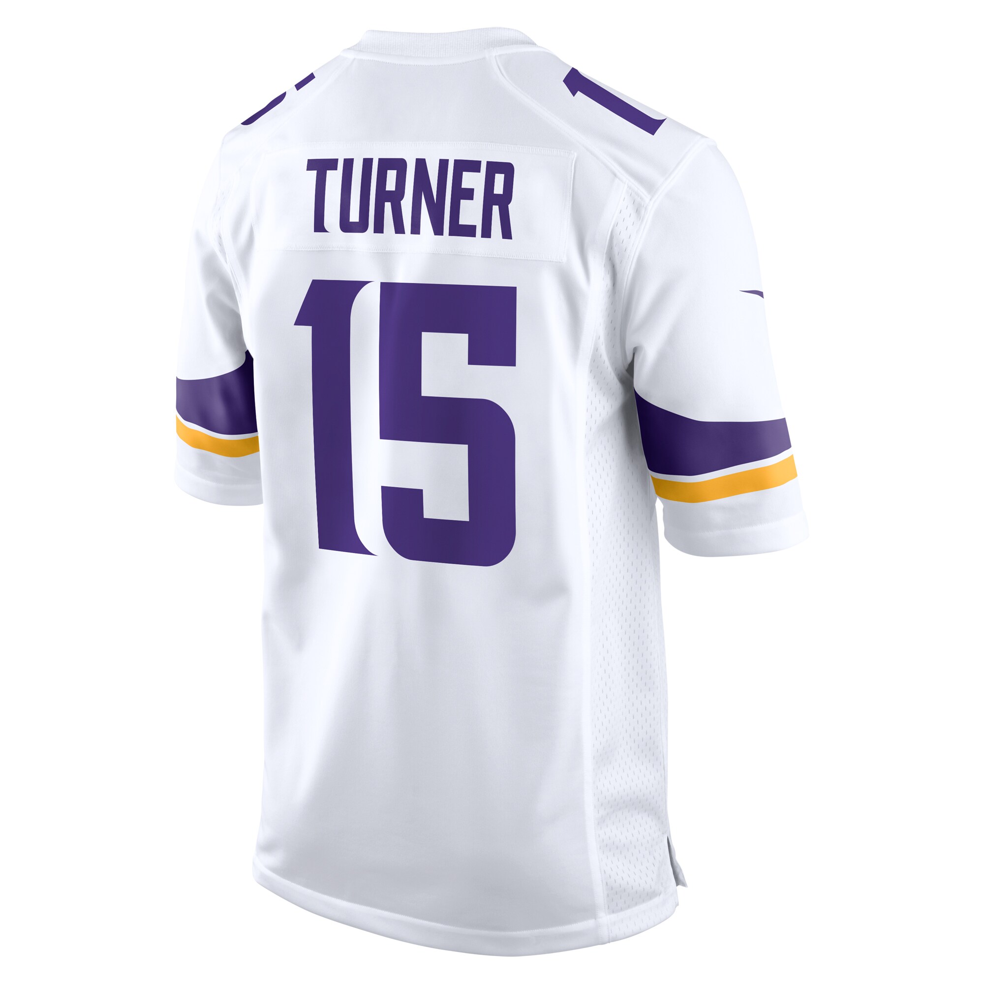 Men's Minnesota Vikings Dallas Turner  White Game Jersey