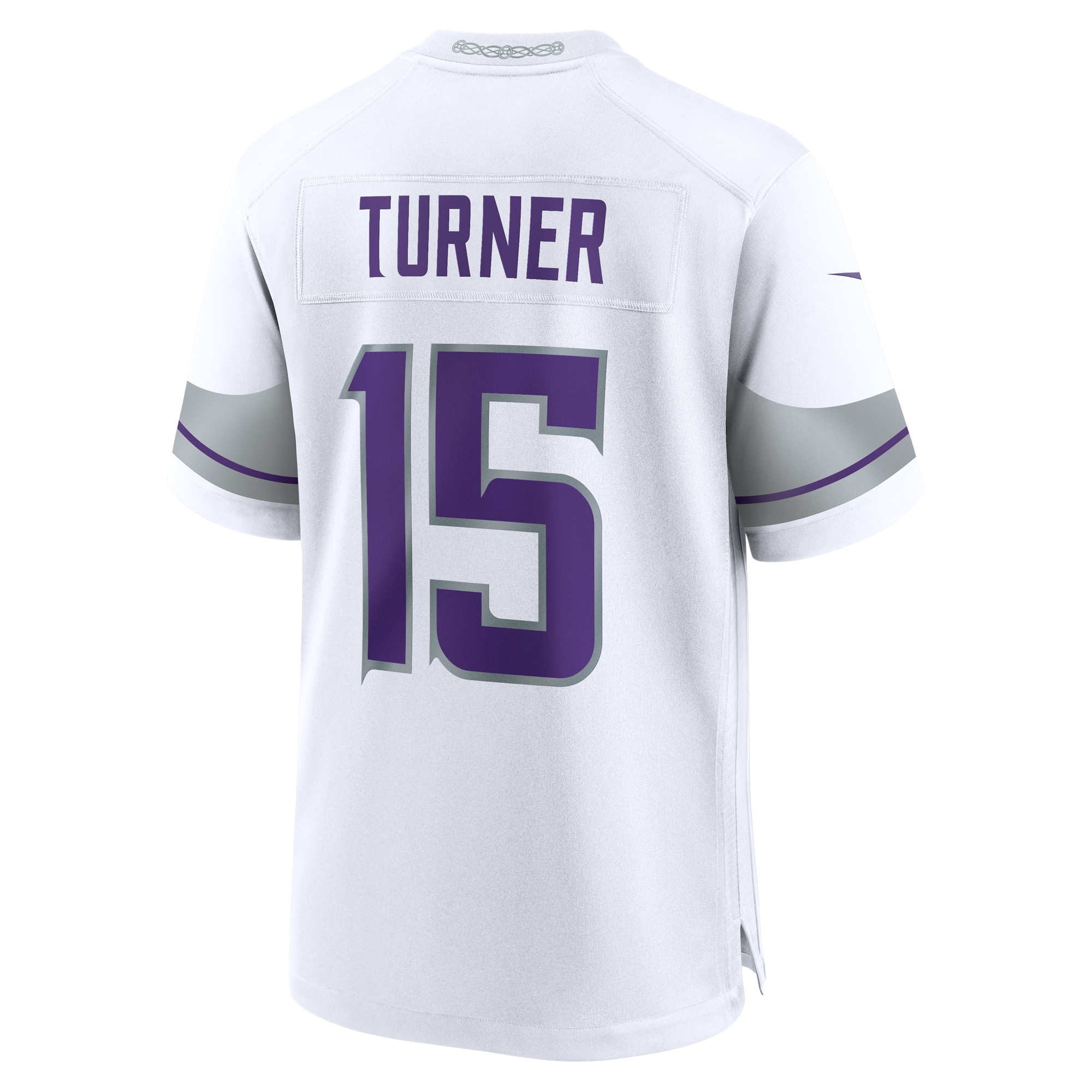 Men's Minnesota Vikings Dallas Turner White Alternate Game Player Jersey