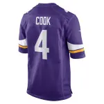 Men's Minnesota Vikings Dalvin Cook Purple Game Jersey