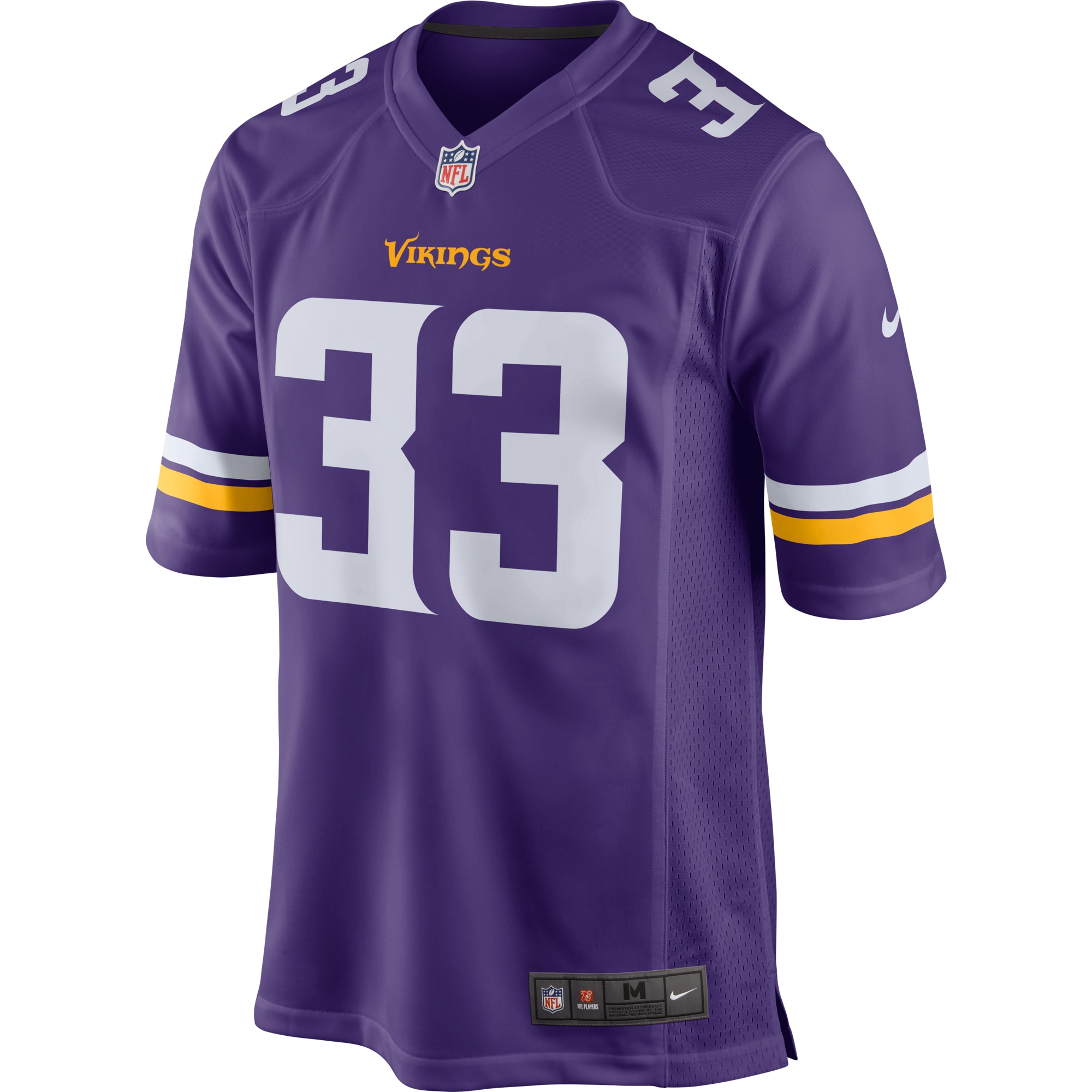 Men's Minnesota Vikings Dalvin Cook Purple Player Game Jersey