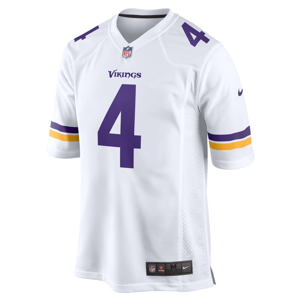 Men's Minnesota Vikings Dalvin Cook White Game Jersey