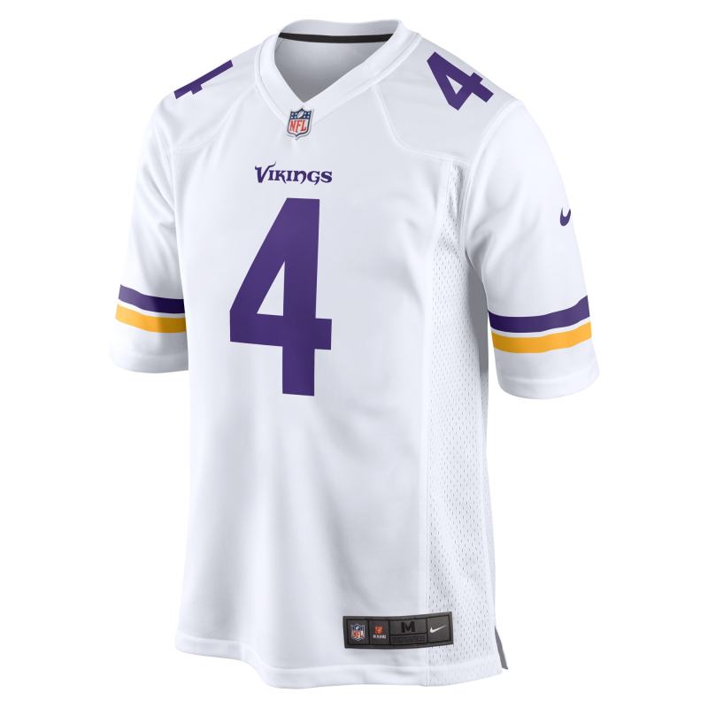 Men's Minnesota Vikings Dalvin Cook White Game Jersey