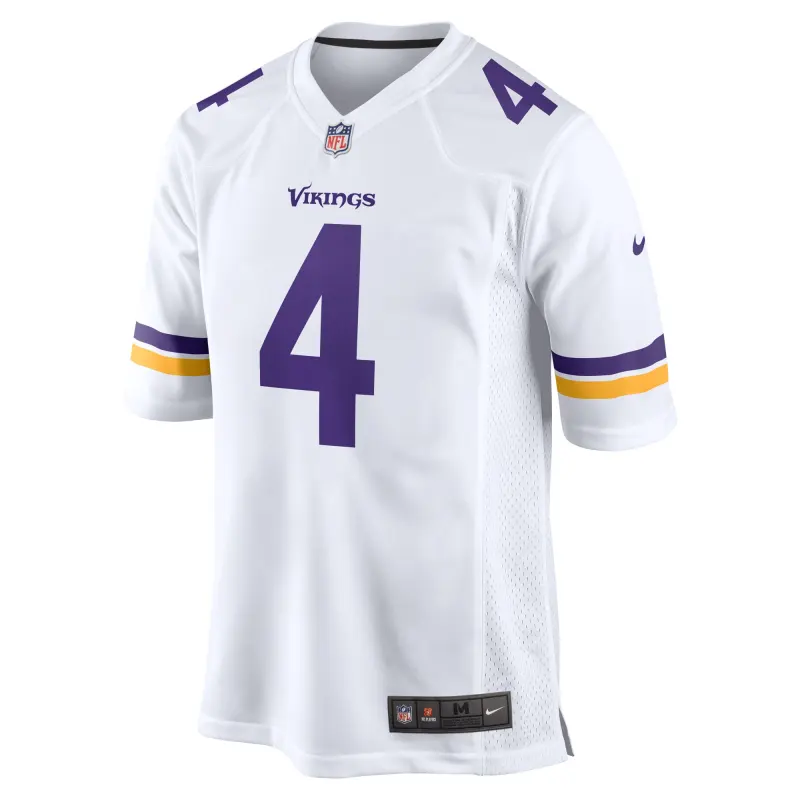 Men's Minnesota Vikings Dalvin Cook White Game Jersey