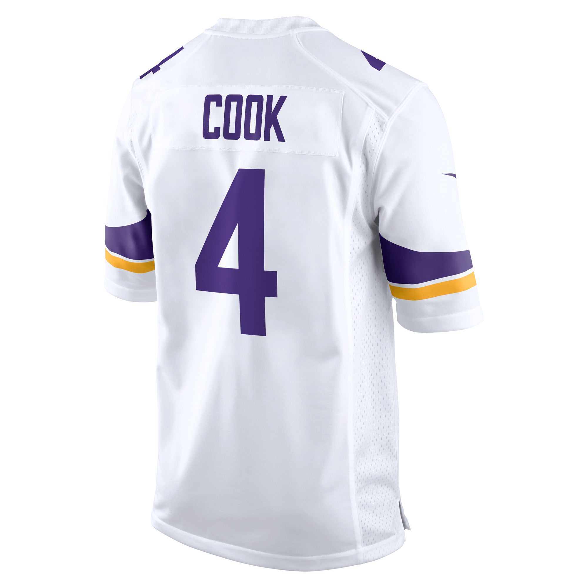 Men's Minnesota Vikings Dalvin Cook White Game Jersey