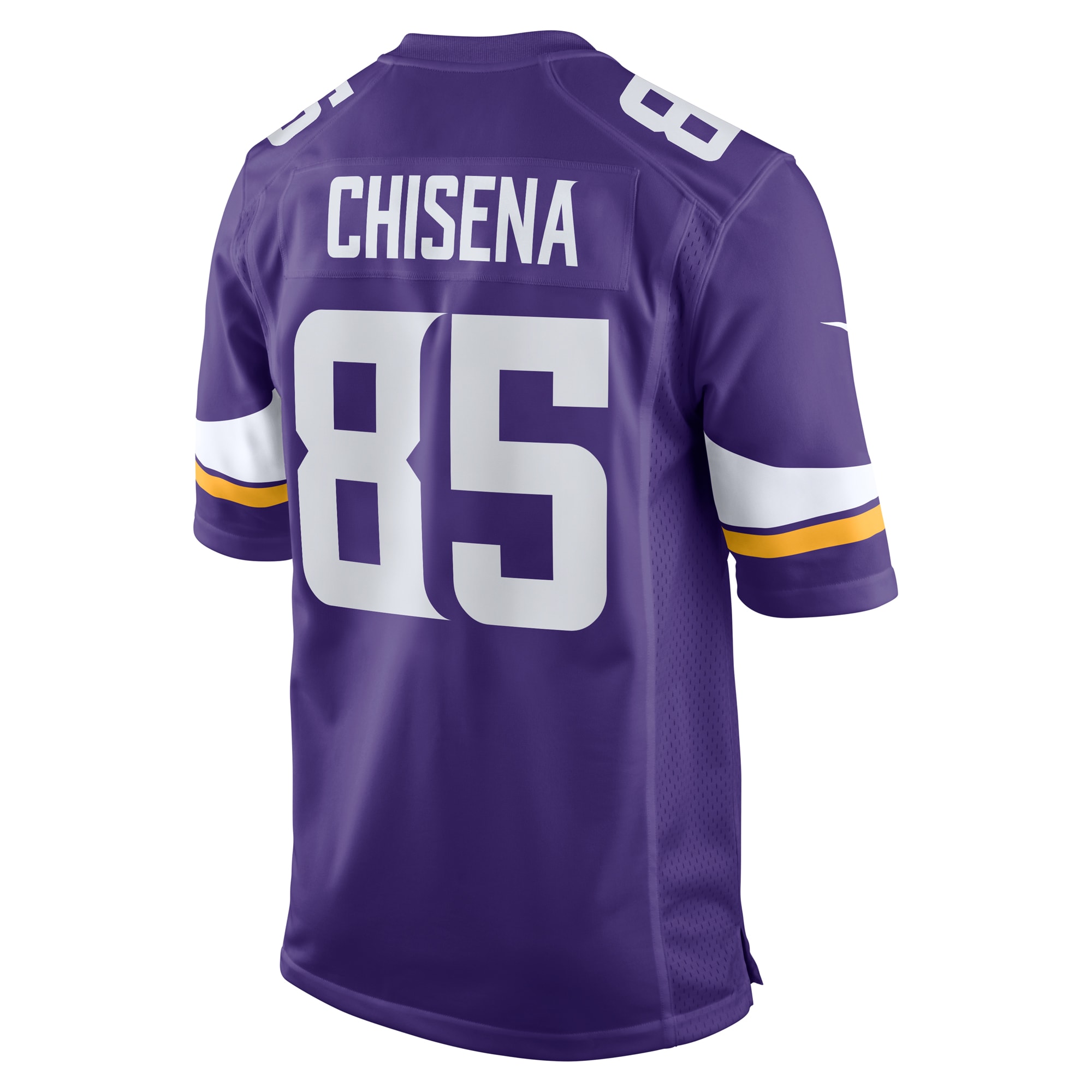 Men's Minnesota Vikings Dan Chisena Purple Game Jersey
