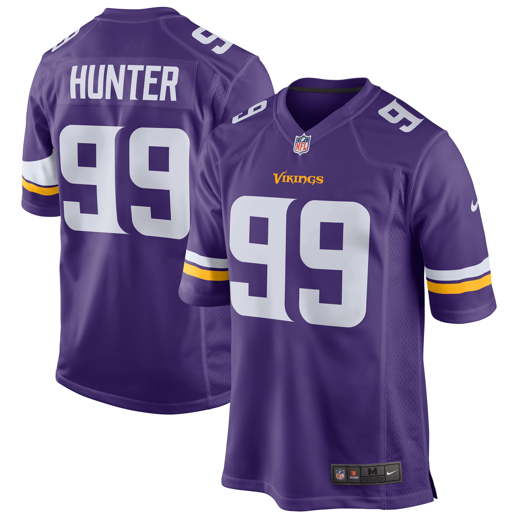 Men's Minnesota Vikings Danielle Hunter Purple Game Jersey
