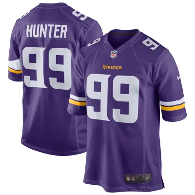 Men's Minnesota Vikings Danielle Hunter Purple Game Jersey 01