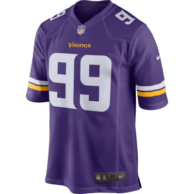 Men's Minnesota Vikings Danielle Hunter Purple Game Jersey 02