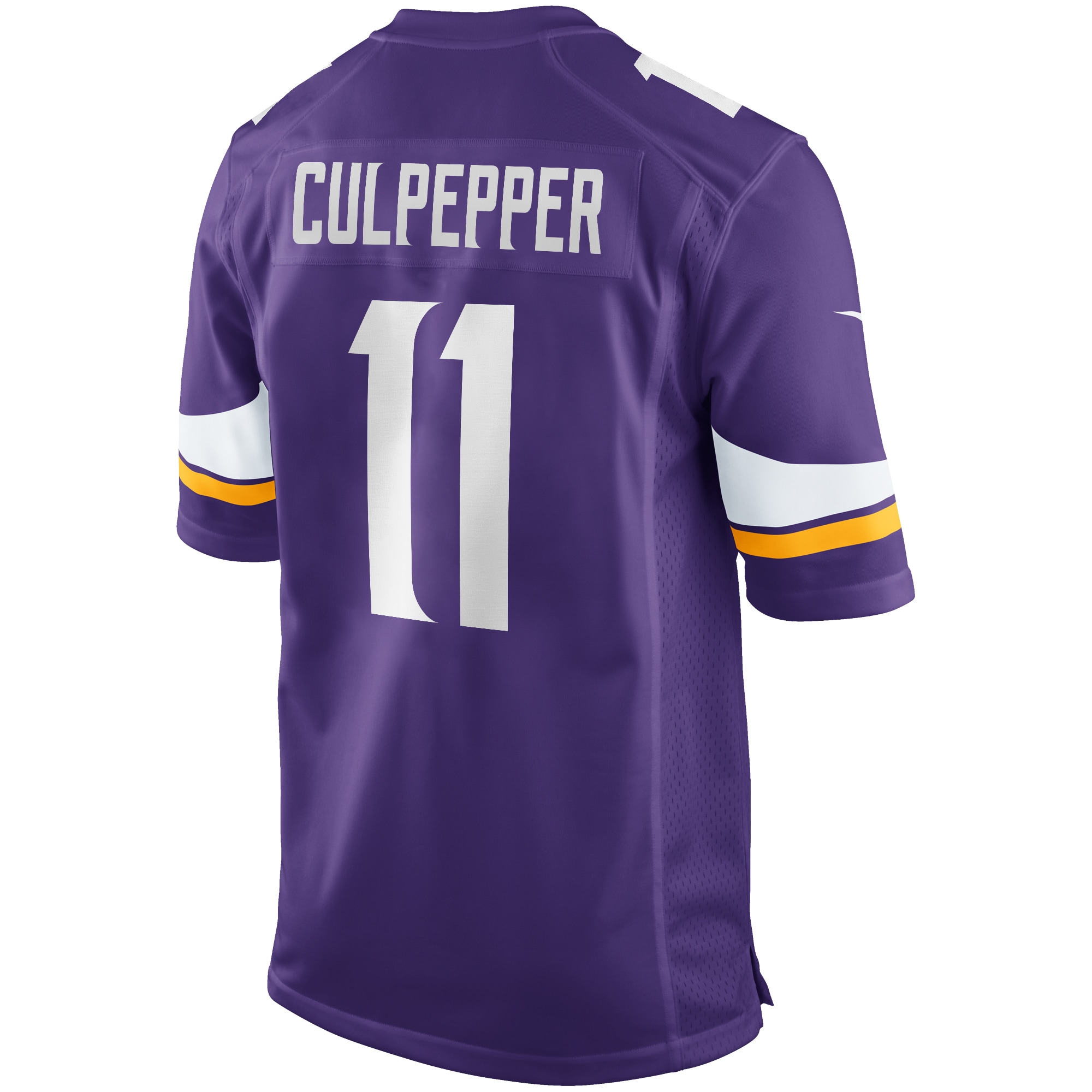 Men's Minnesota Vikings Daunte Culpepper Purple Game Retired Player Jersey