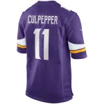 Men's Minnesota Vikings Daunte Culpepper Purple Game Retired Player Jersey