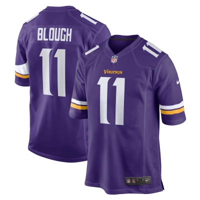 Men's Minnesota Vikings David Blough Purple Home Game Player Jersey 01
