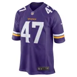 Men's Minnesota Vikings Dwight McGlothern Jr.  Purple Game Jersey