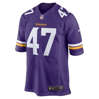 Men's Minnesota Vikings Dwight McGlothern Jr.  Purple Game Jersey 02