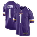 Men's Minnesota Vikings Greg Joseph Purple Game Jersey