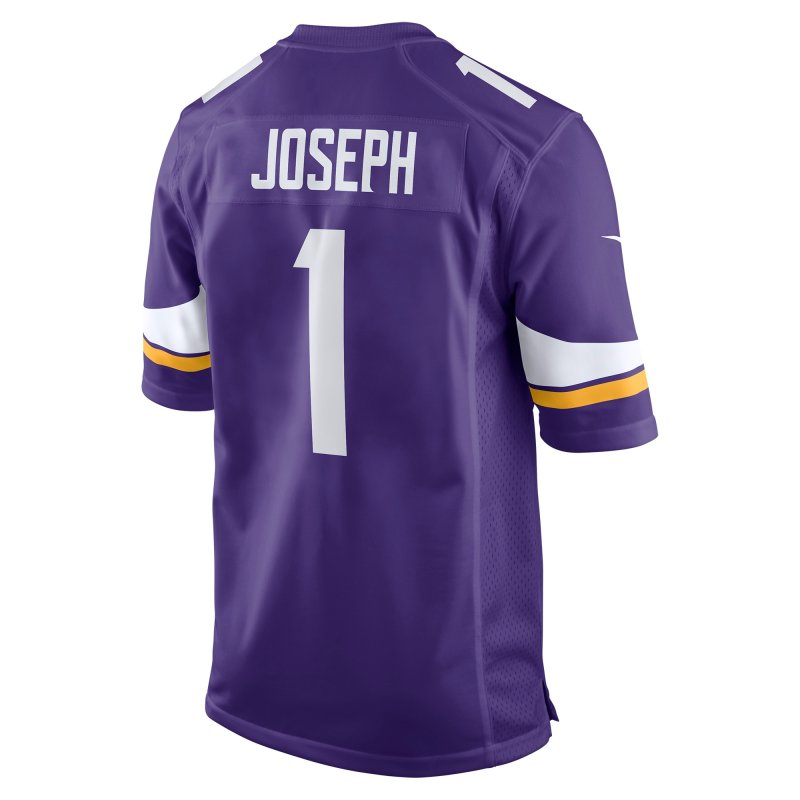 Men's Minnesota Vikings Greg Joseph Purple Game Jersey