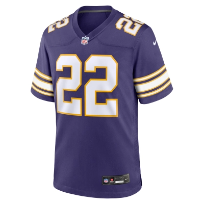 Men's Minnesota Vikings Harrison Smith Purple Classic Player Game Jersey 02