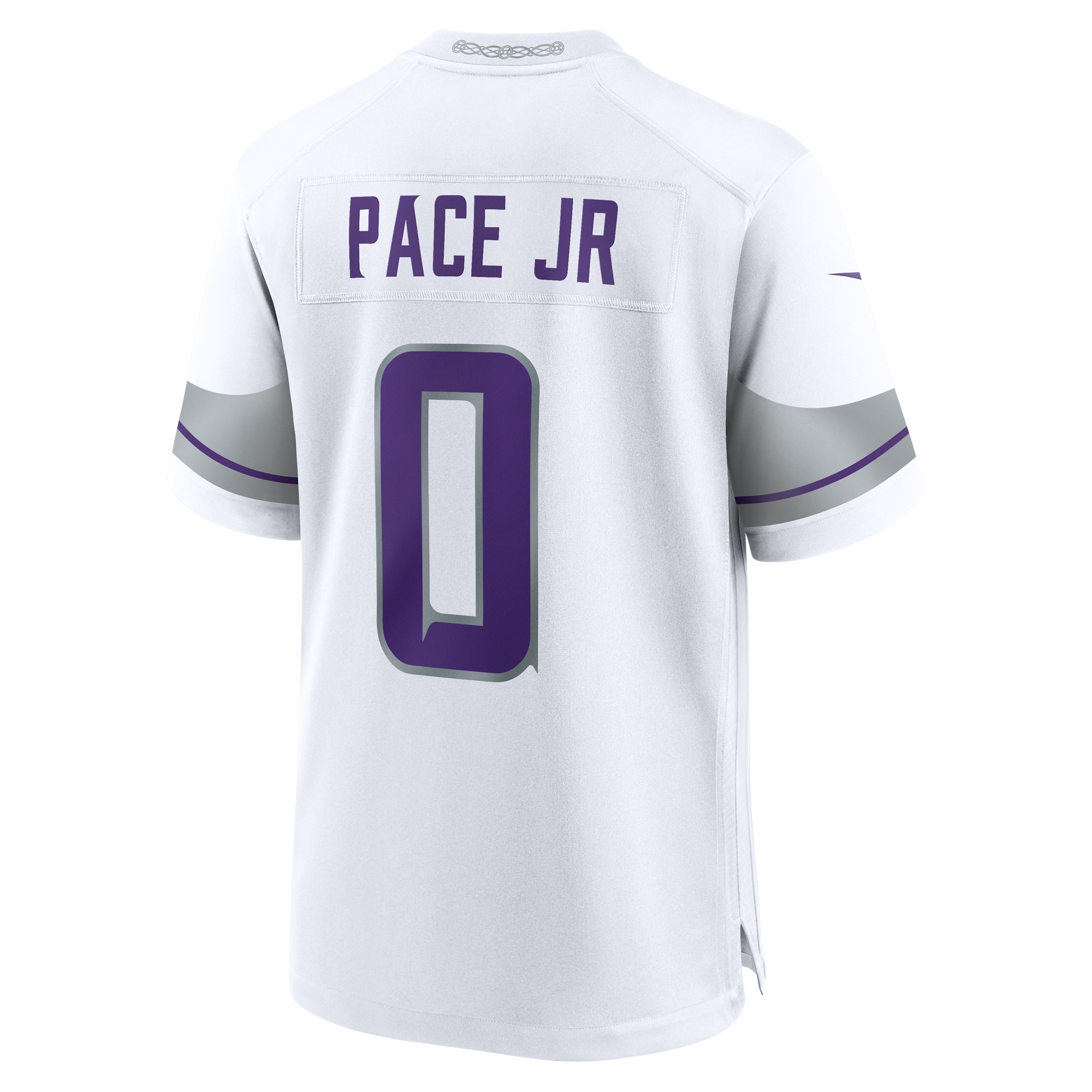 Men's Minnesota Vikings Ivan Pace Jr White Alternate Game Player Jersey