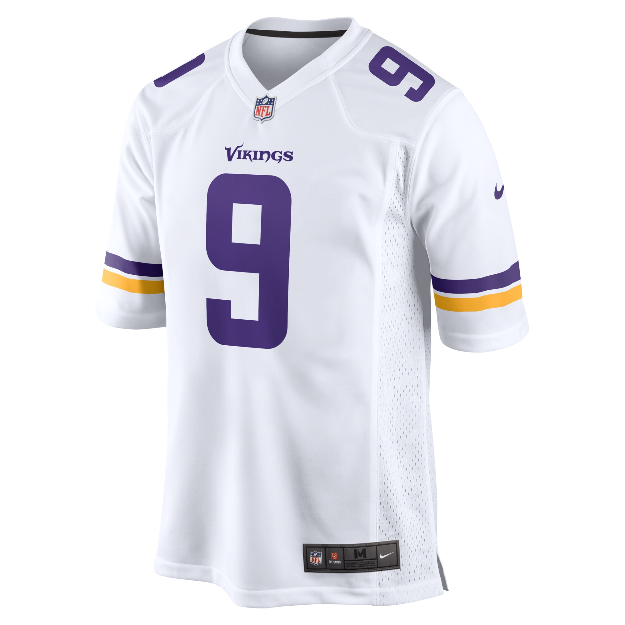 Men's Minnesota Vikings J.J. McCarthy  White Game Jersey