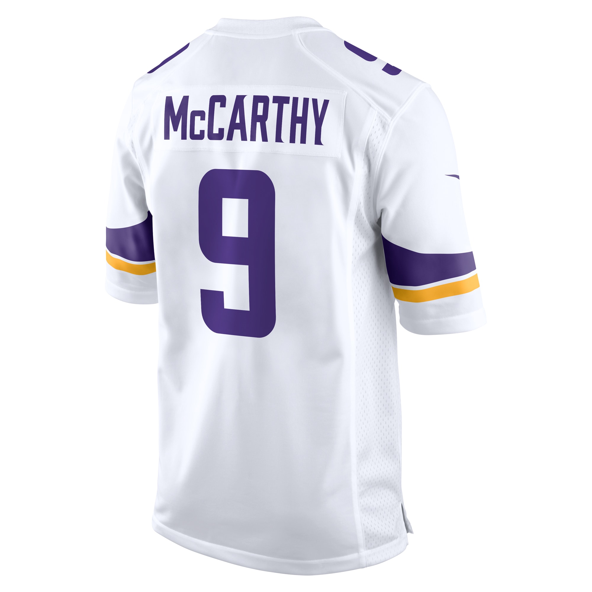 Men's Minnesota Vikings J.J. McCarthy  White Game Jersey