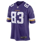 Men's Minnesota Vikings Jalen Nailor Purple Game Player Jersey