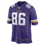 Men's Minnesota Vikings Johnny Mundt Purple Game Player Jersey