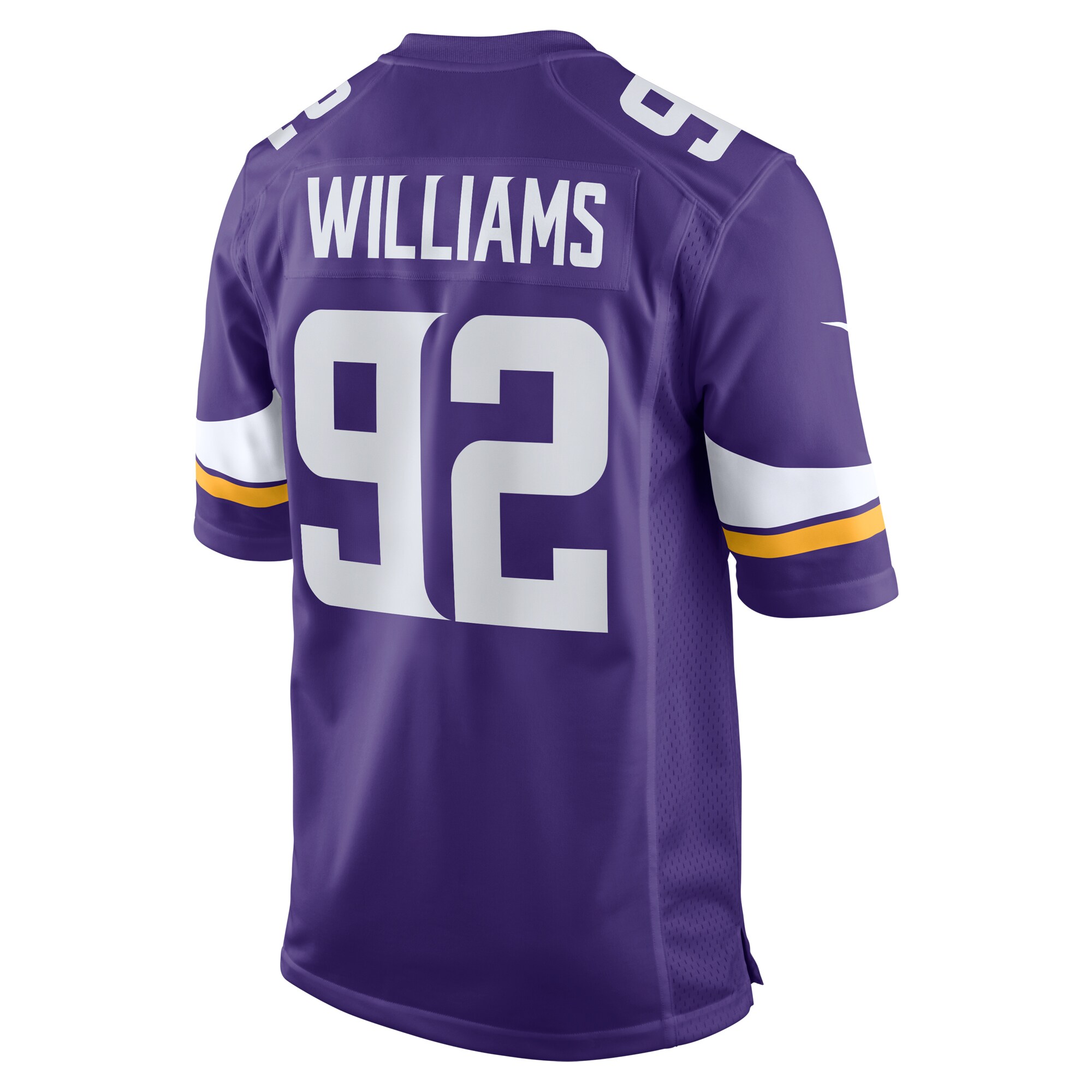 Men's Minnesota Vikings Jonah Williams  Purple Team Game Jersey