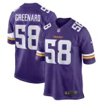 Men's Minnesota Vikings Jonathan Greenard  Purple Team Game Jersey