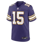 Men's Minnesota Vikings Joshua Dobbs Purple Alternate Game Jersey