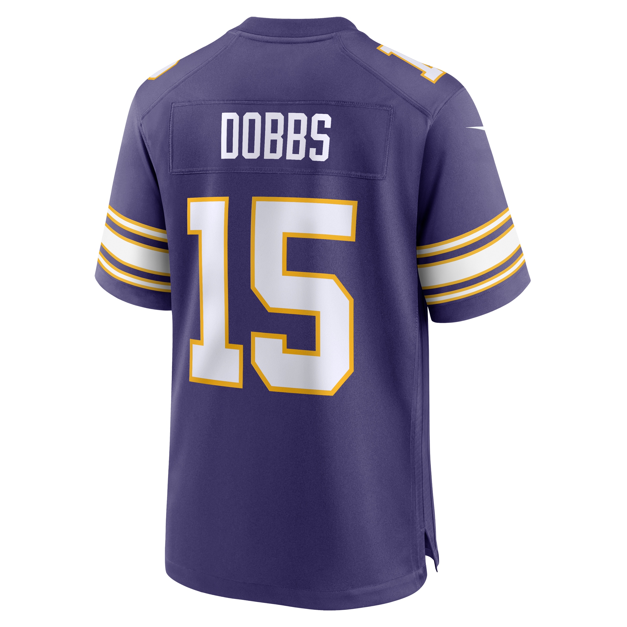 Men's Minnesota Vikings Joshua Dobbs Purple Alternate Game Jersey