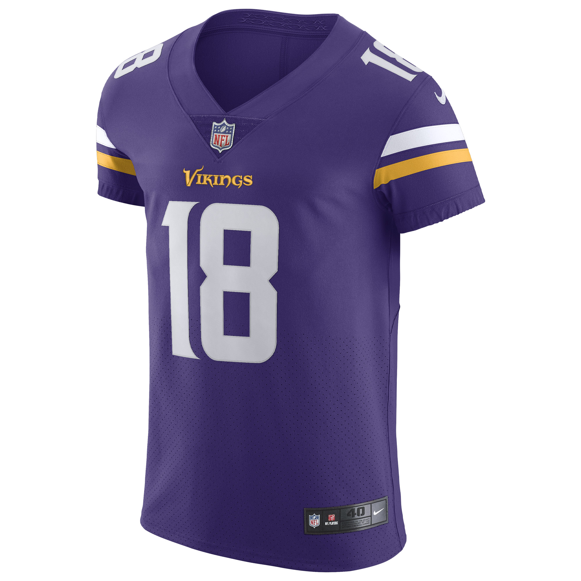 Men's Minnesota Vikings Justin Jefferson Purple Home Vapor Elite Jersey